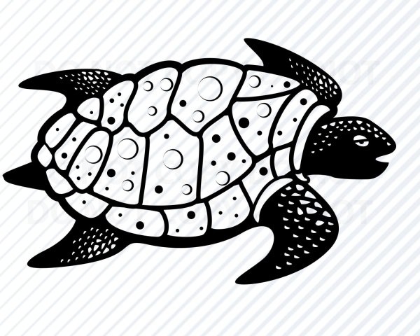 Векторная Графика черепаха