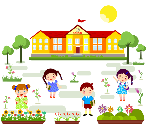 Детский сад здание вектор