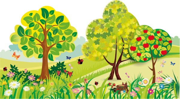 Летнее дерево для детского сада