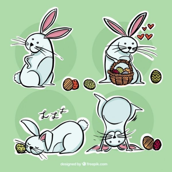 Стилизованный кролик