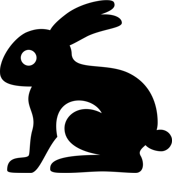 Силуэт зайца