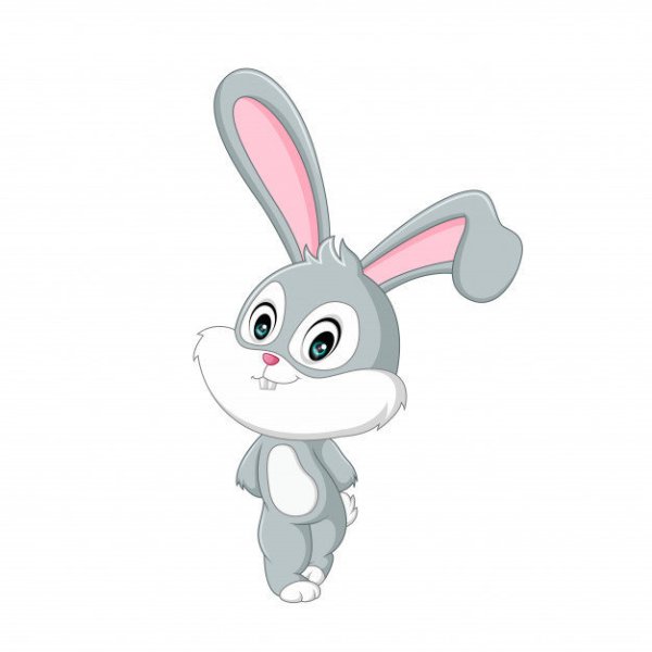 Заяц мультяшный