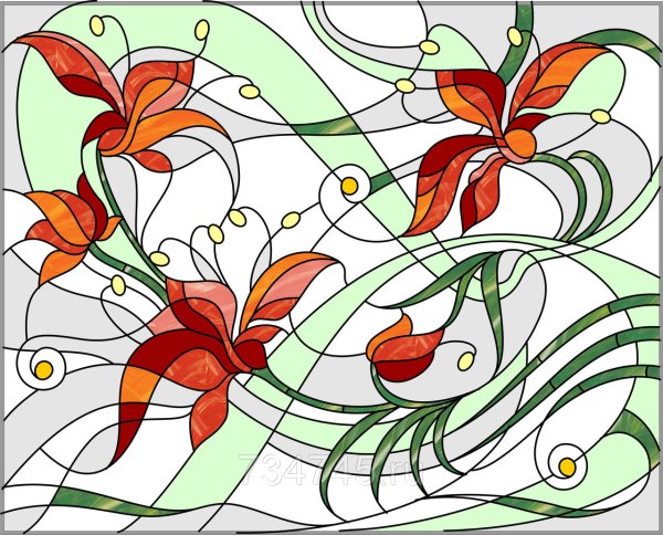 Витражная композиция