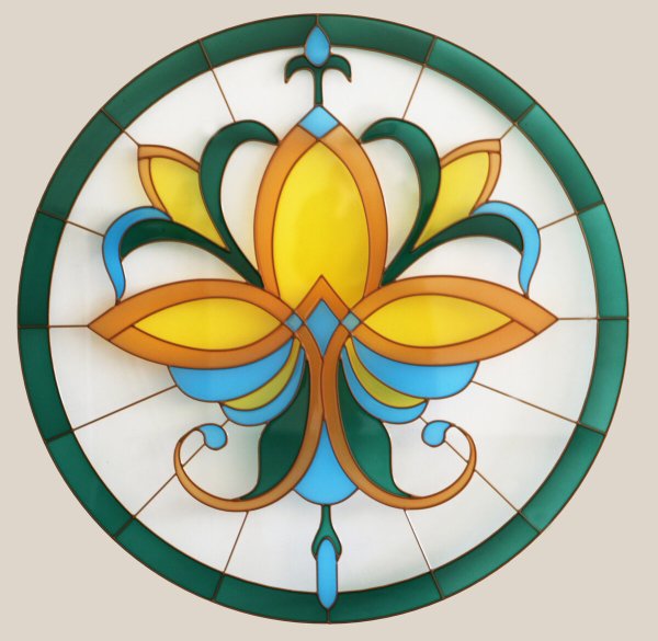 Витраж круглый