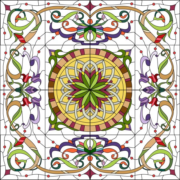 Орнамент в квадрате