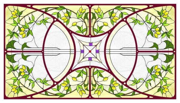 Витражи в кельтском стиле эскиз
