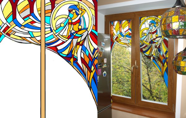 Витраж для печати