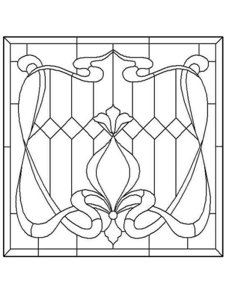 Витраж макет