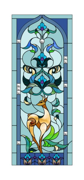 Витражные окна орнамент