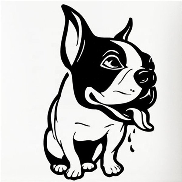 Стикеры французский бульдог