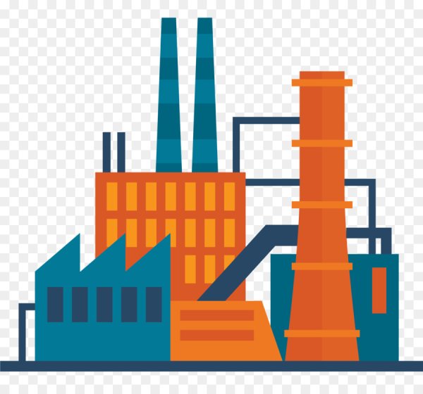 Завод силуэт