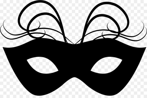 Черная Театральная маска