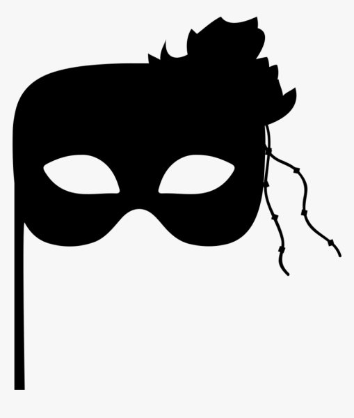 Маска силуэт