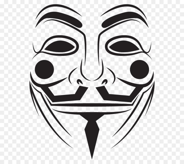 Маска Анонимуса вектор