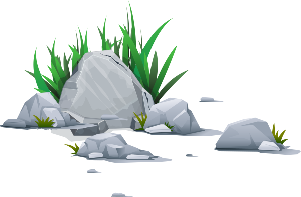 Камни валуны вектор