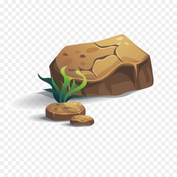 Камень мультяшный