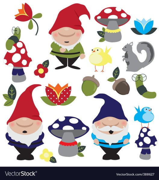 Гномы векторные