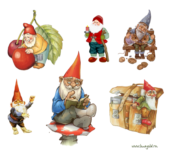 Гном рисунок