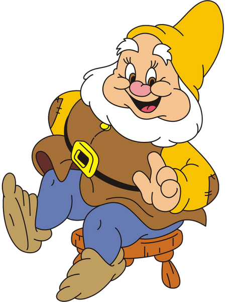 Гном весельчак из Белоснежки