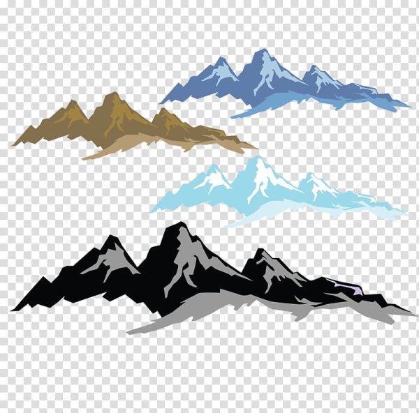 Стилизованные горы