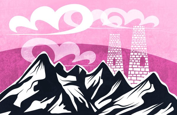 Башня Кавказ вектор