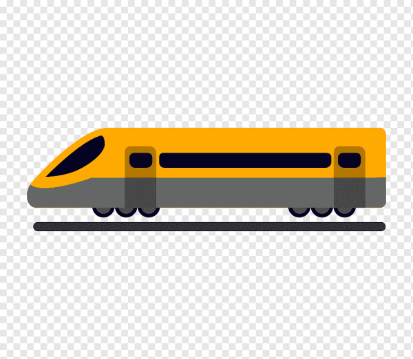 Электричка вектор