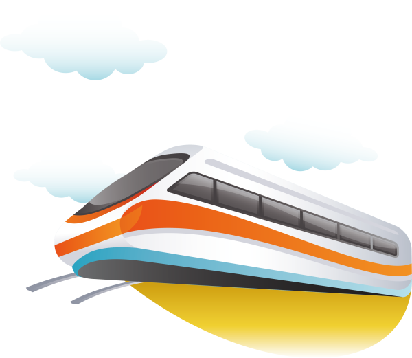 Поезд Векторная Графика