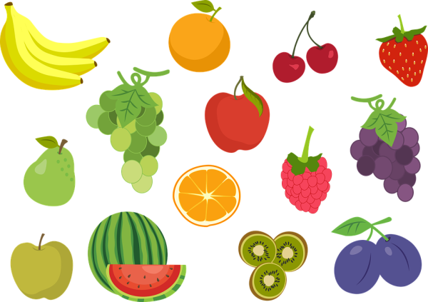 Векторные фрукты