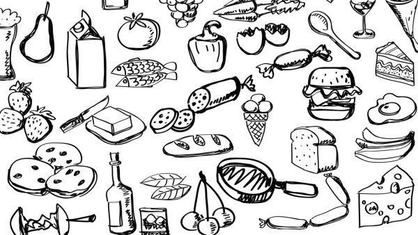Векторная Графика еда