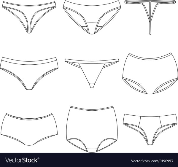 Трусы вектор