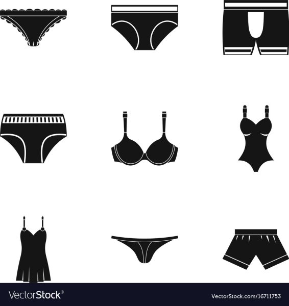 Нижнее белье вектор