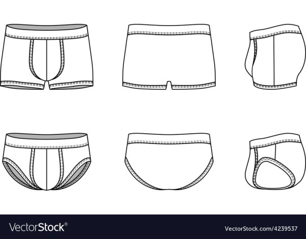 Мужские трусы вектор