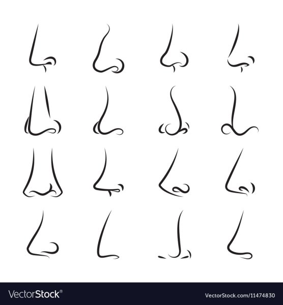 Нос трафарет