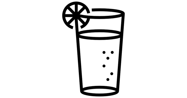 Стакан воды вектор