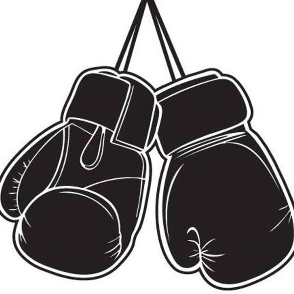 Трафарет боксера