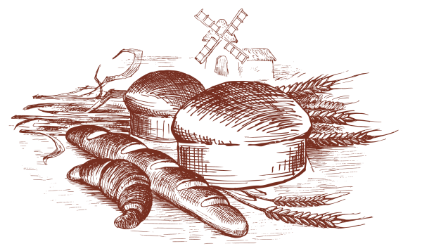 Рисование хлебобулочные изделия