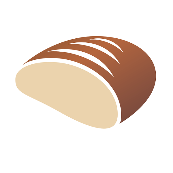 Наклейка булочка