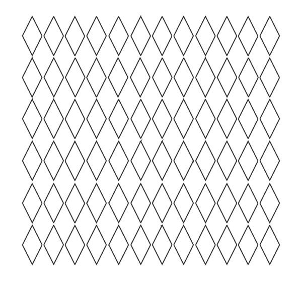 Ромб на белом фоне