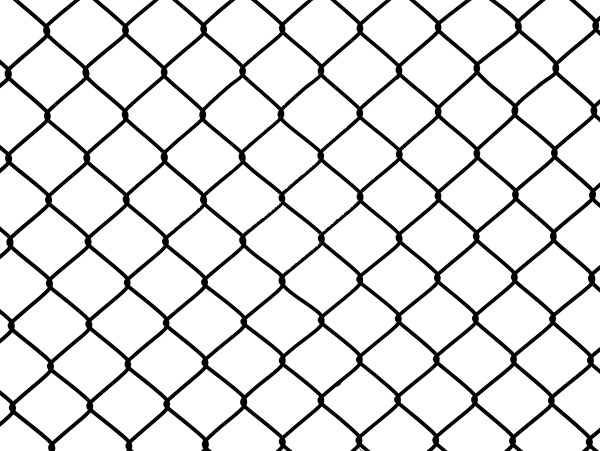 Сетка рабица на прозрачном фоне