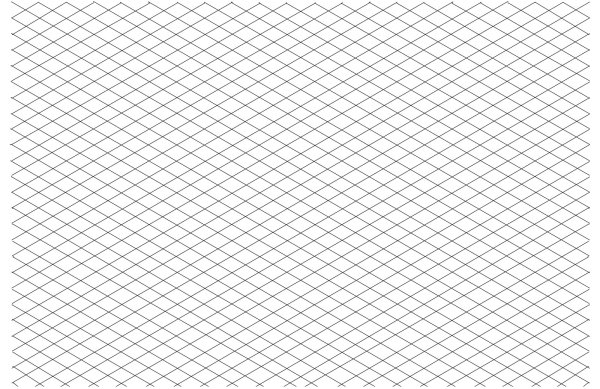 Изометрическая сетка а4