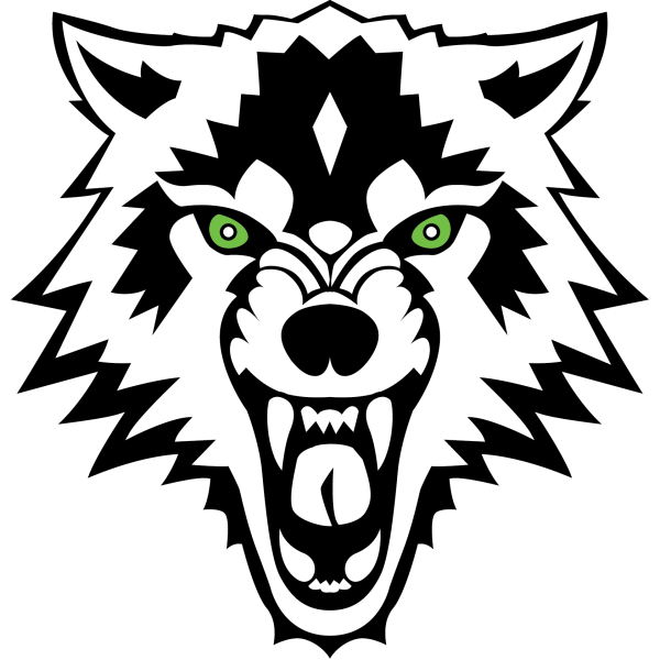 Векторное изображение волка