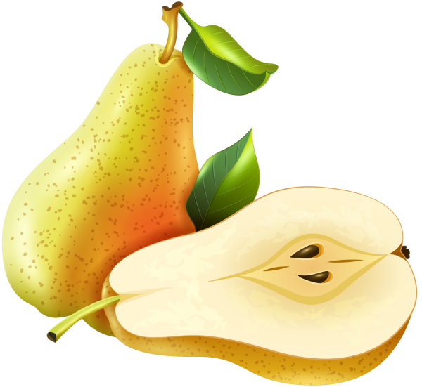 Груши мультяшные
