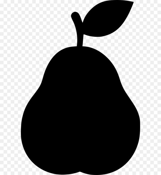 Груша вектор силуэт