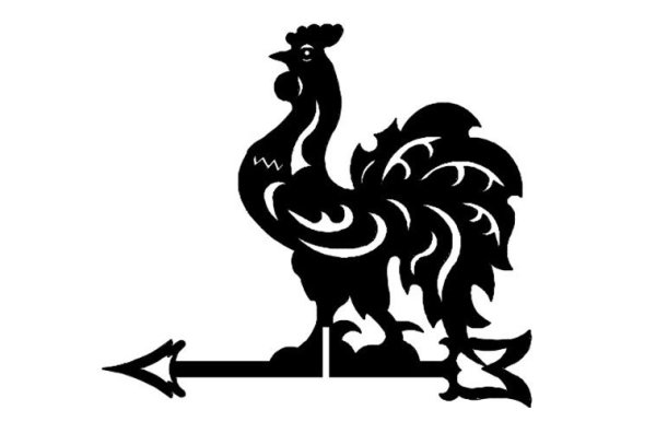 Флюгер трафарет