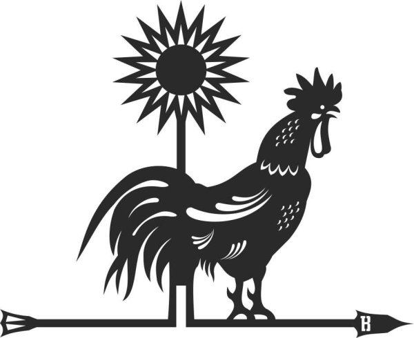 Борге флюгер петух