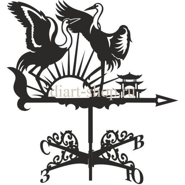 Флюгер трафарет