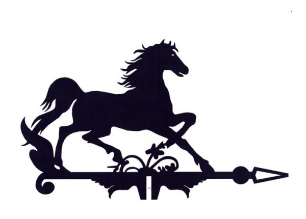 Флюгер в виде коня