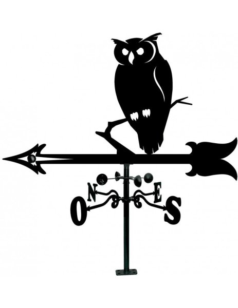 Трафарет Совы для флюгера