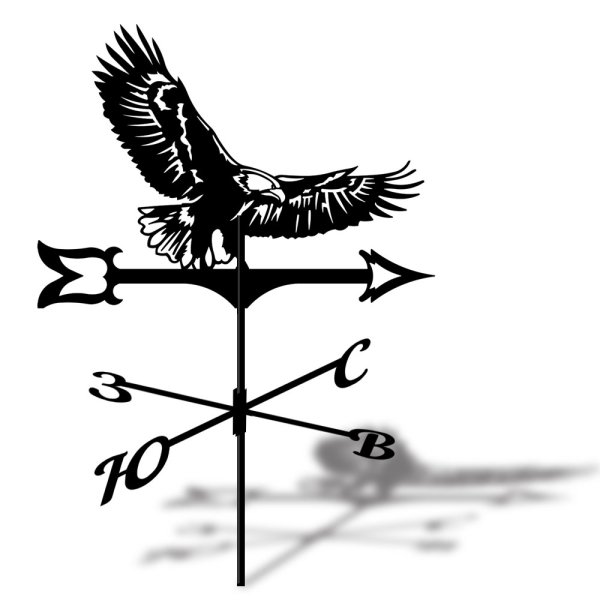 Флюгер на крышу Орел