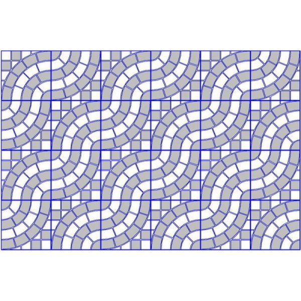 Рисунок уличной плитки